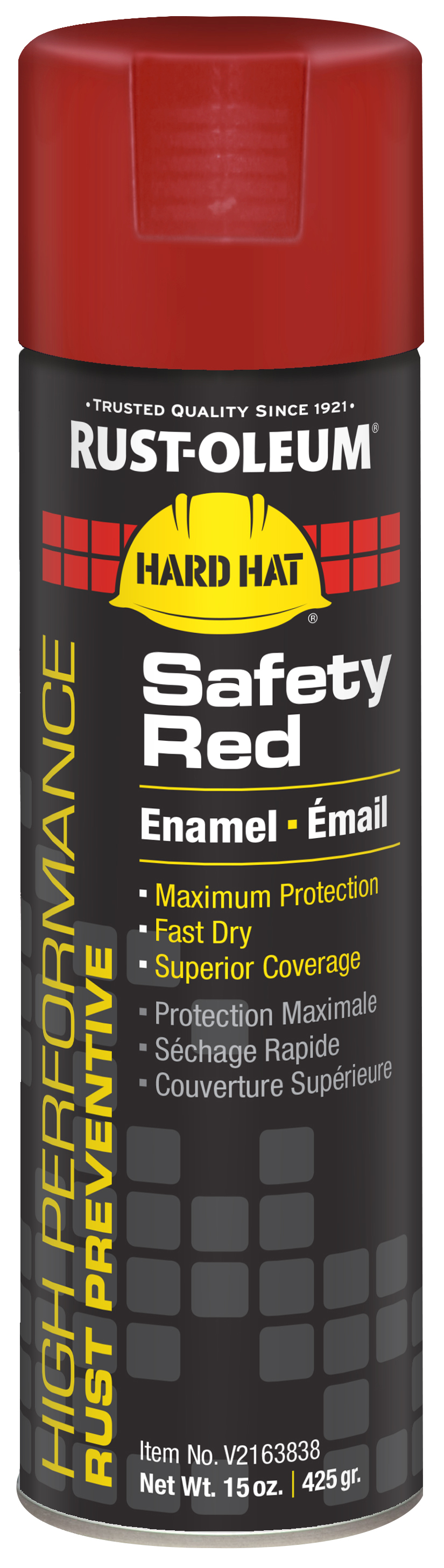 Rust-Oleum Spray Paint, Preventative, Gloss Safety Red, 15 Oz
