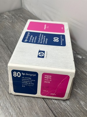 HP 80 Magenta 350-ml Genuine Ink Cartridge (C4847A) for DesignJet 1000 Series La