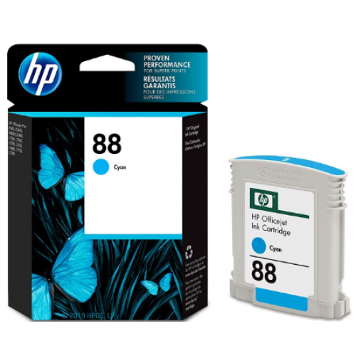 HEWLETT PACKARD HP 88 Cyan Ink Cartridge- Sensormatic
