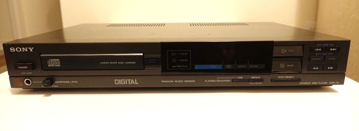 Sony CDP-70 CD Single Disc Compact Disc Player CANADIAN MODEL ONLY