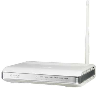 ASUS WL-520GU Wireless Router w/ Print Server +