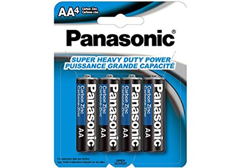 Panasonic AA Heavy Duty Batteries (4 Card)