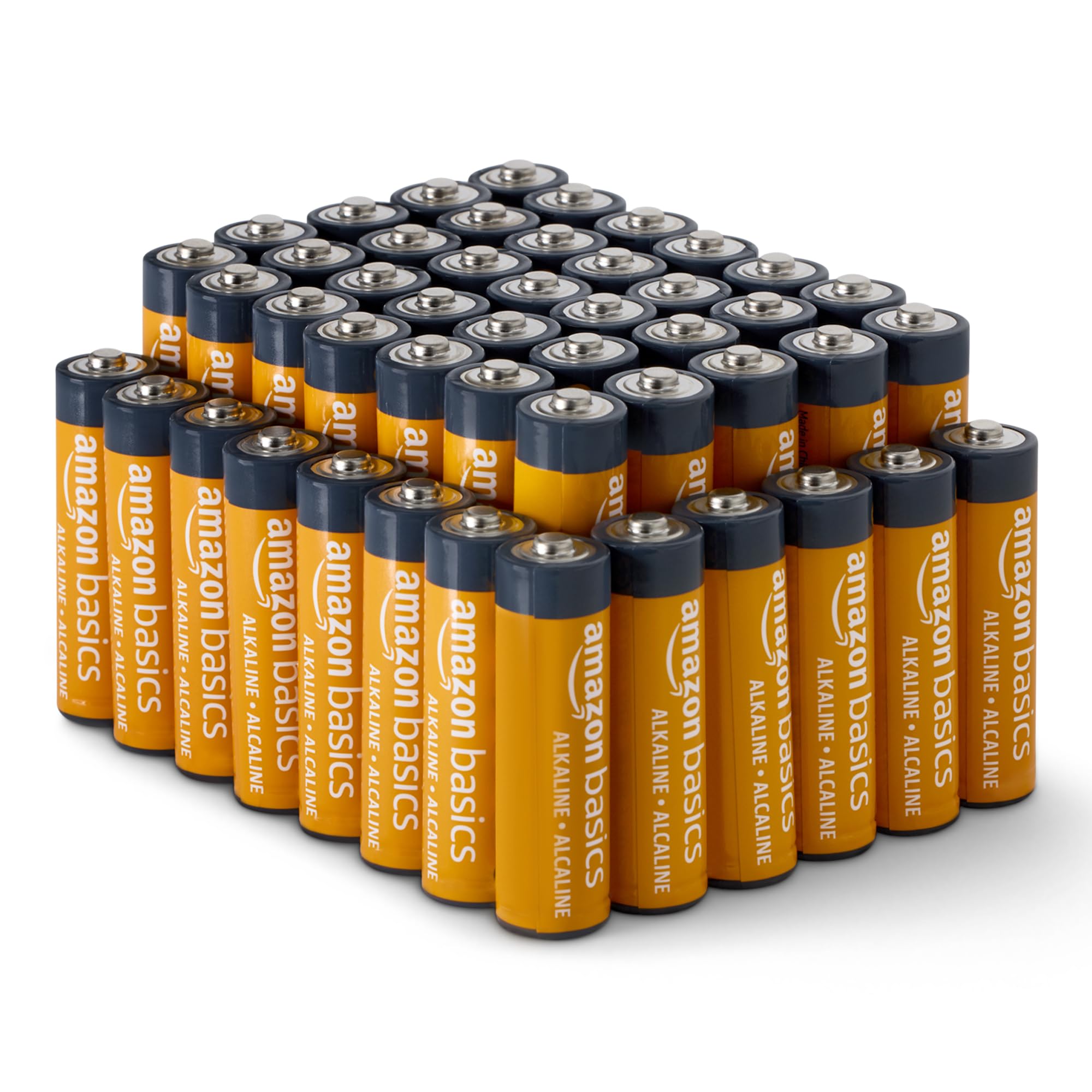 AmazonBasics AA 1.5 Volt Performance Alkaline Batteries - Pack of 48