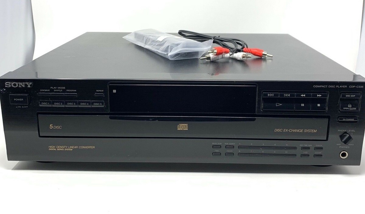 Sony CDP-C335 5 Disc CD Changer Player Compact Disc Multi Player