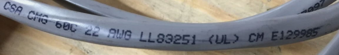 Deca Cables 22 AWG Communication Cable CSA CMG LL83251