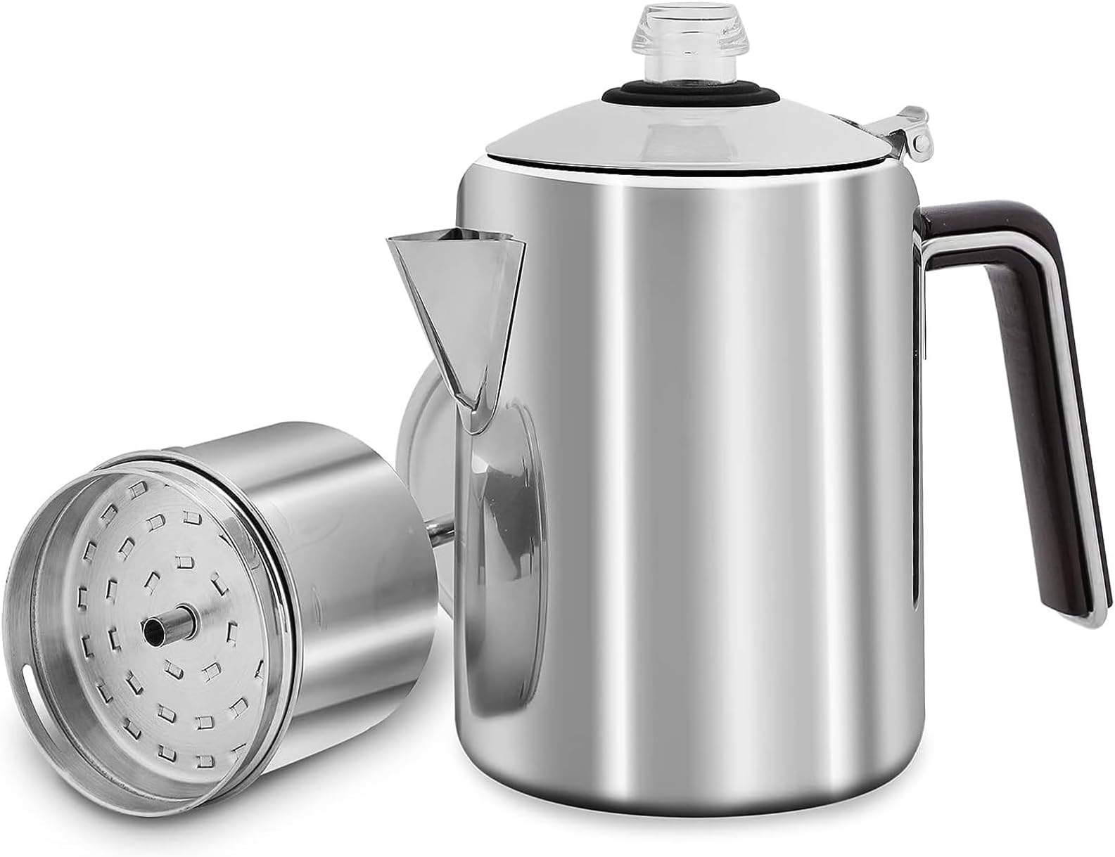 One All 8 Cup Glass Stovetop Percolator