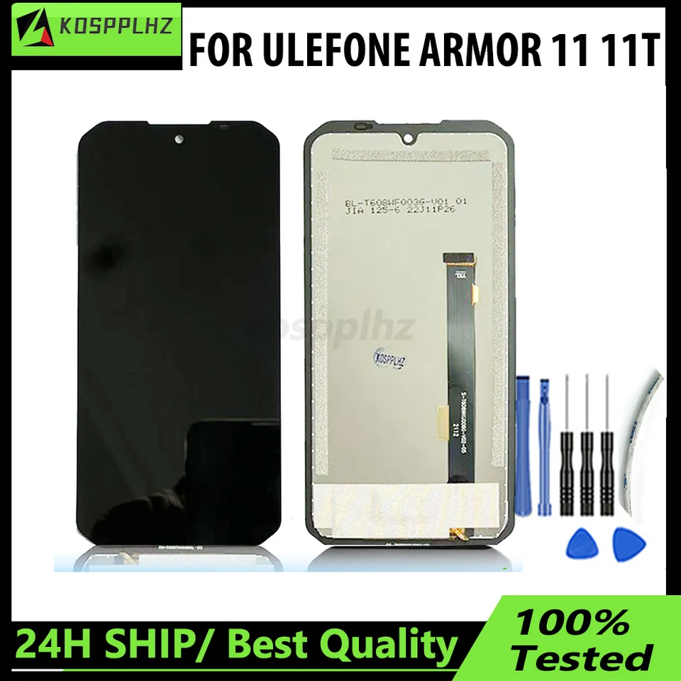 New Original For Ulefone Armor 11 Armor 11T 6.1 Inch Touch Screen LCD Display Assembly Replacement  Android 10.0 Smart Phone