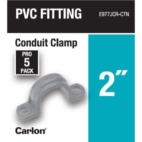 THOMAS & BETTS E977JCR-CTN 2  PVC Cond Clamp 5 Pack