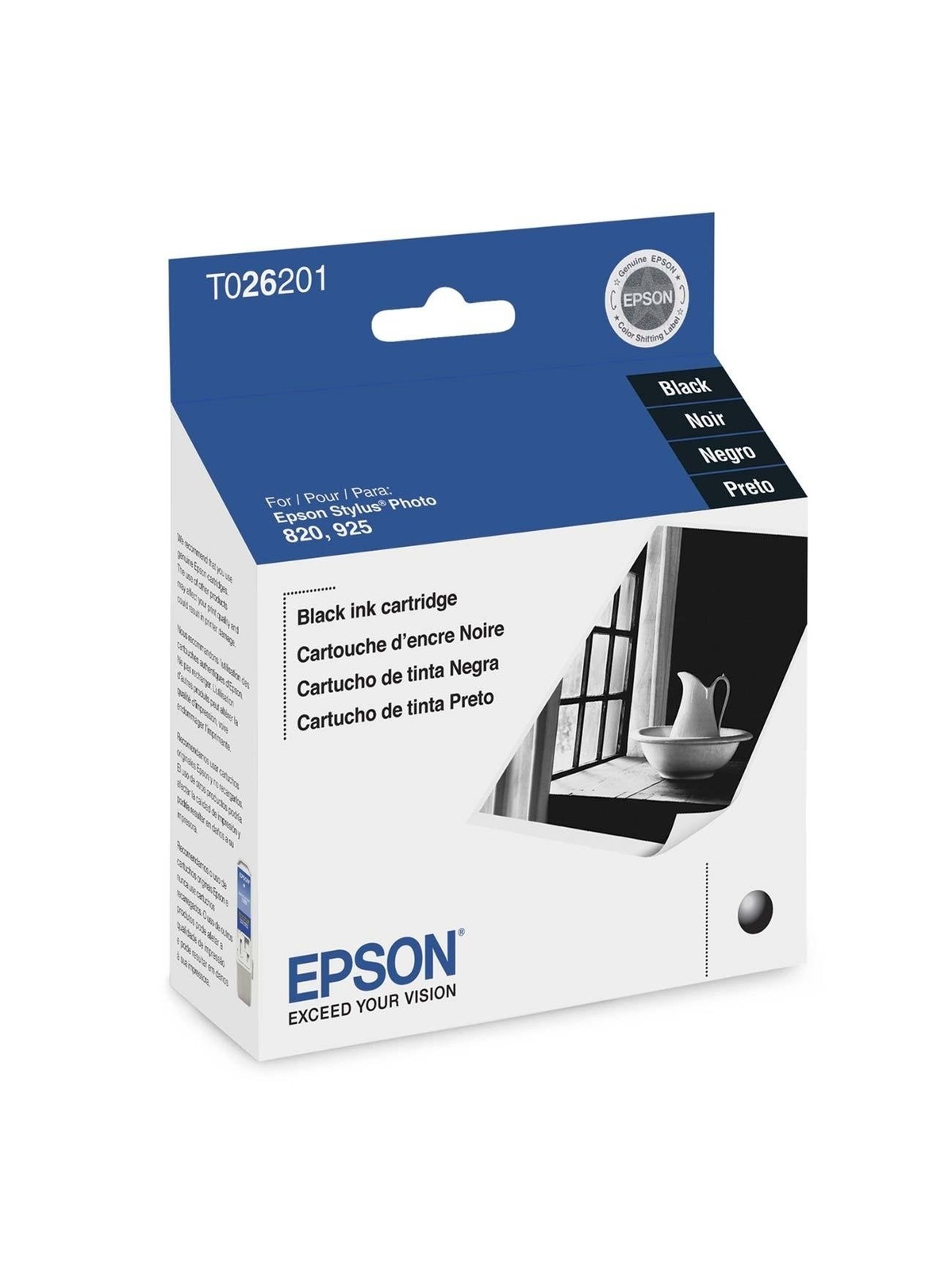 Epson Genuine EPST026201 - T026201 Intellidge Ink