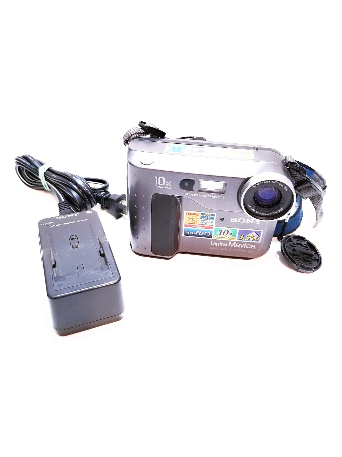 Sony MVC-FD73 0.3MP Mavica Digital Camera w/ 10x Optical Zoom
