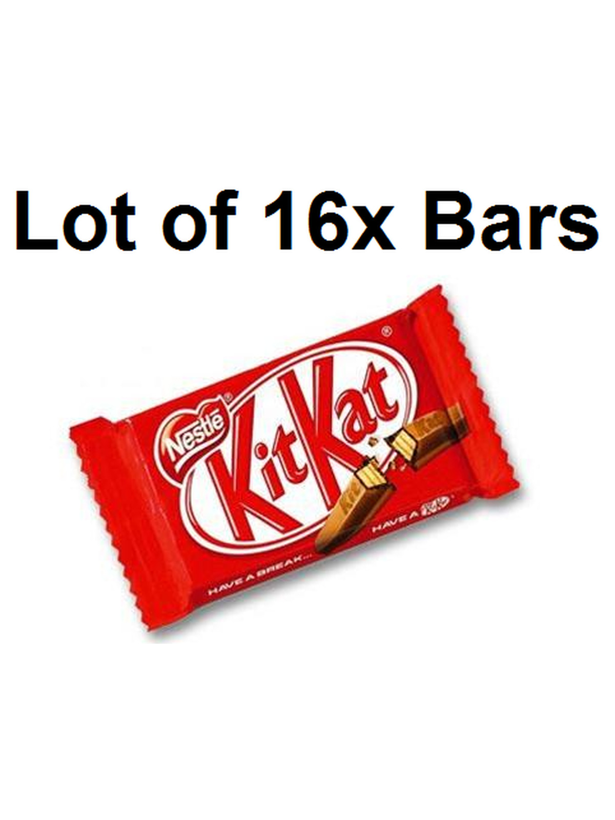 Lot of 16 Kit Kat Bars Ship Same Day Fresh KitKat