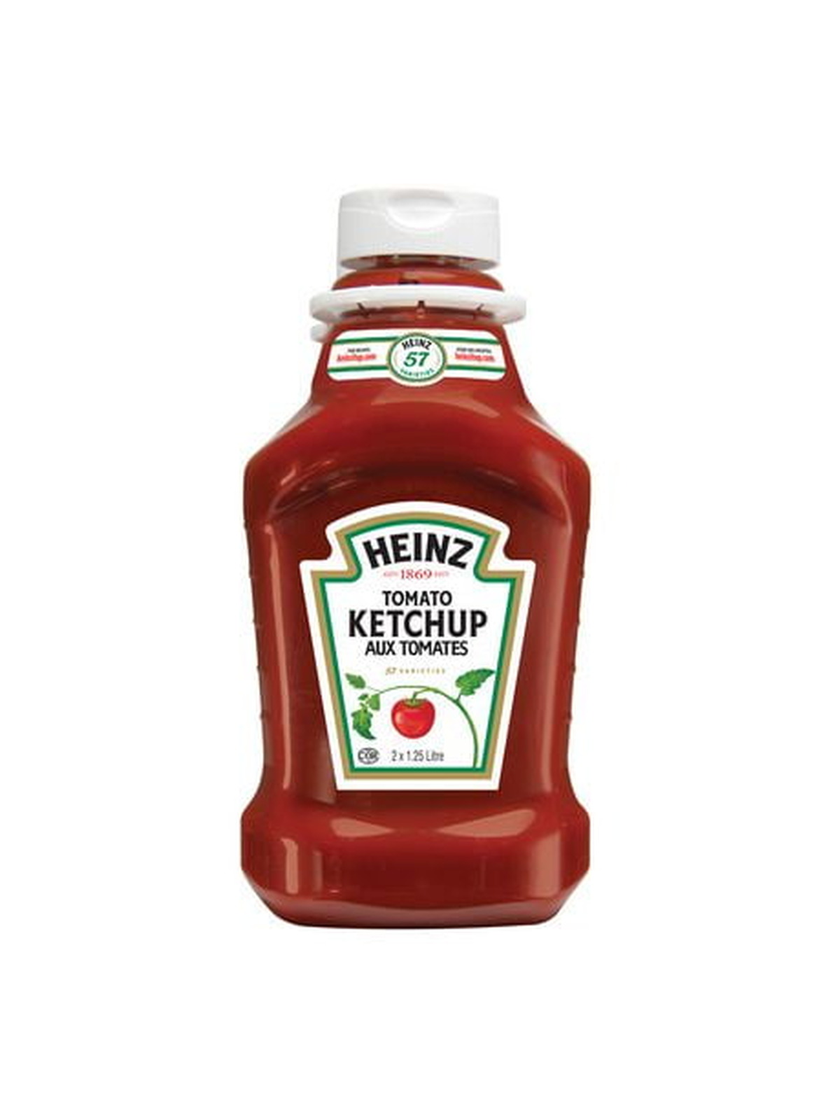 Heinz Tomato Ketchup - 2x1.25L International Version
