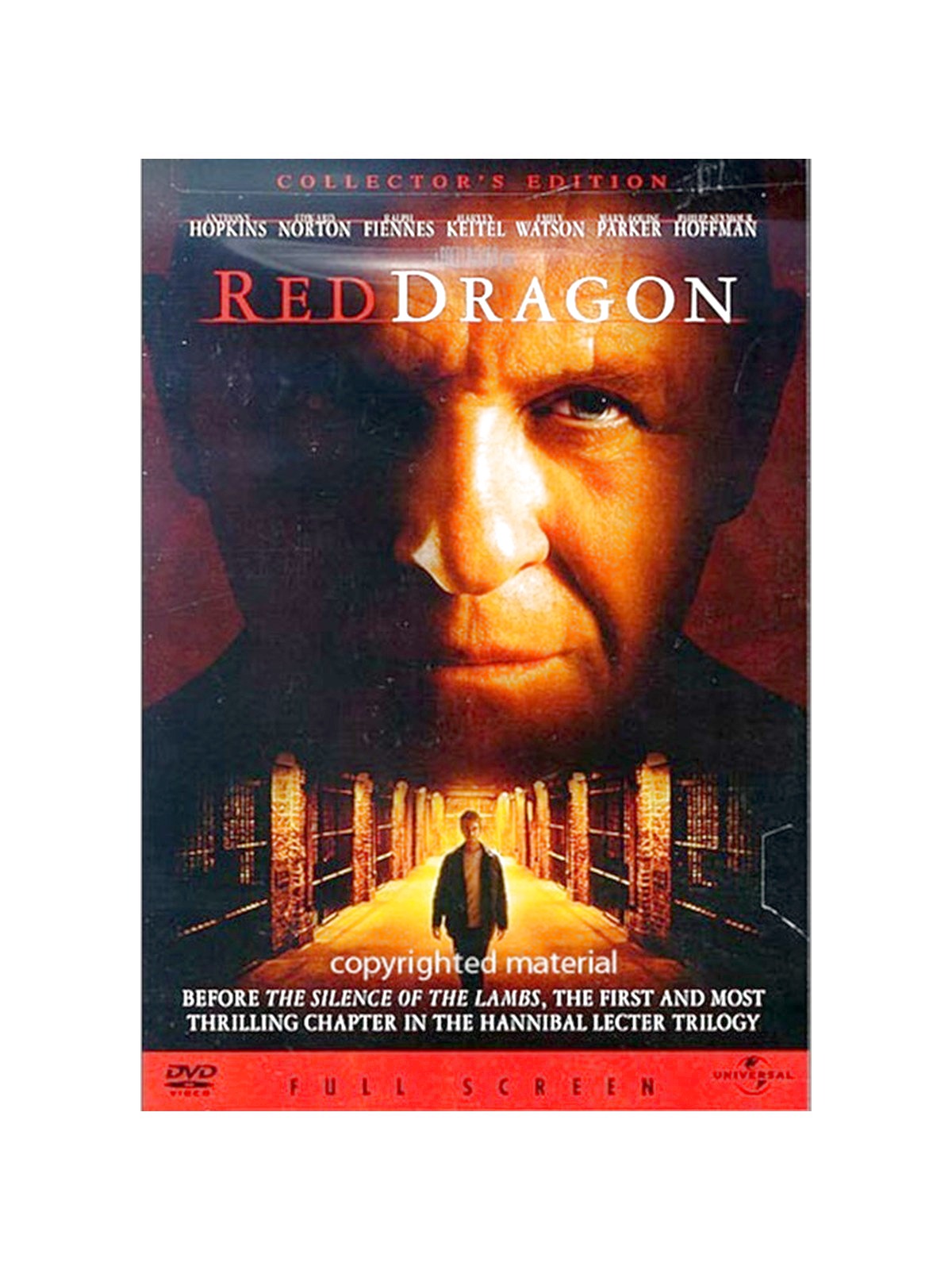 Universal Studios Red Dragon (DVD) Collector's Edition Full Scre