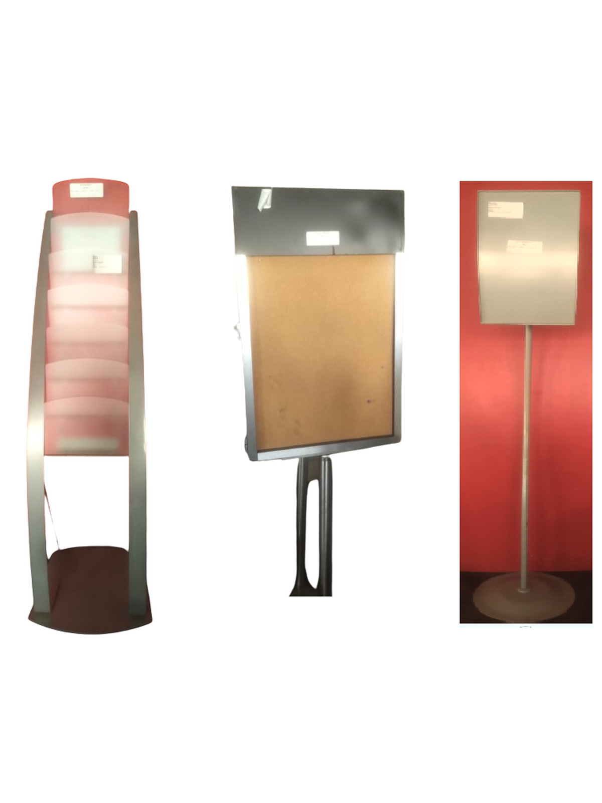 Brochure Stands Panels many kinds all 4 for $150 pamphlets signs