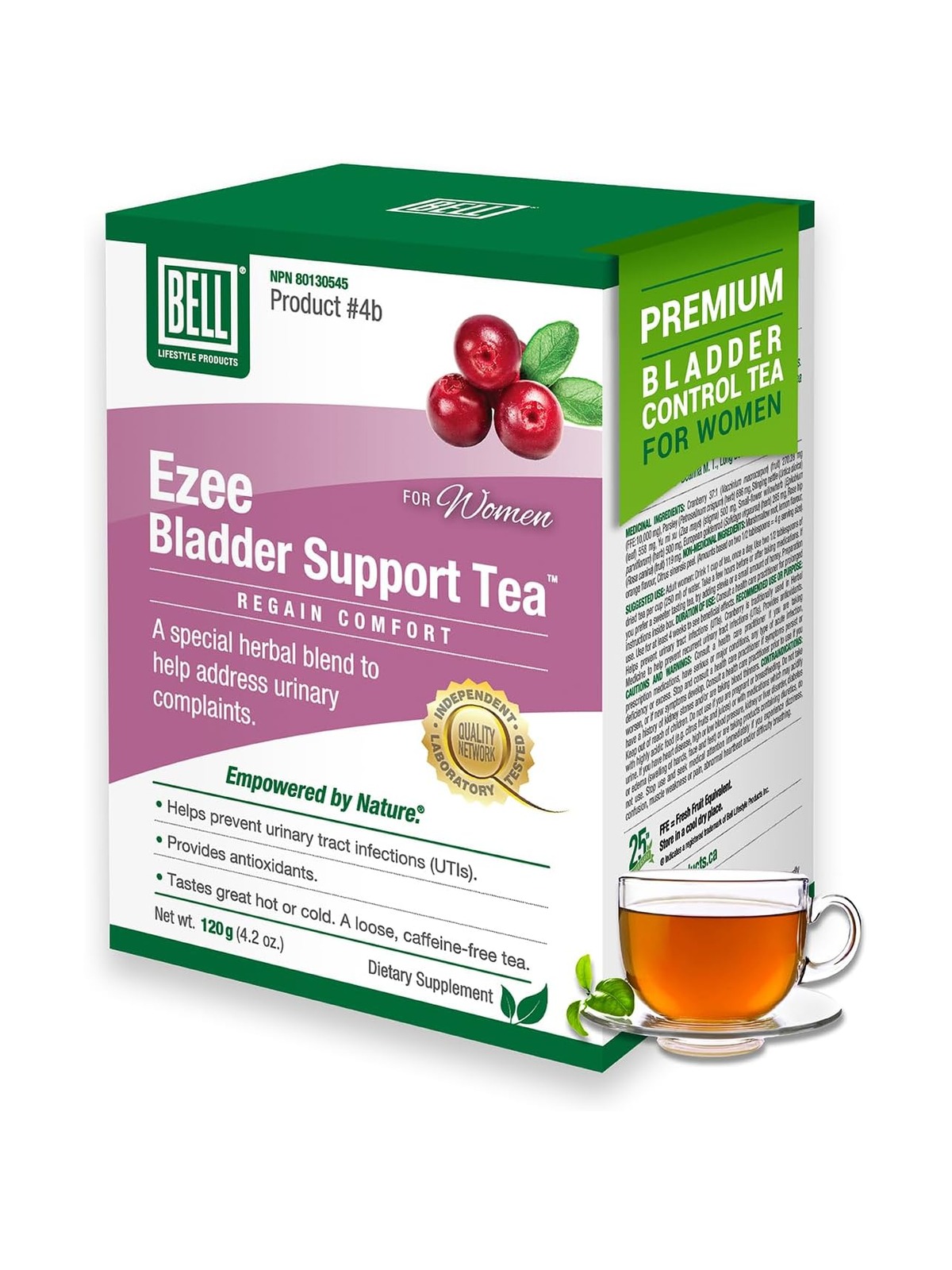 Bell LifeStyle - Bell bladder control tea - 2-4 week supply
