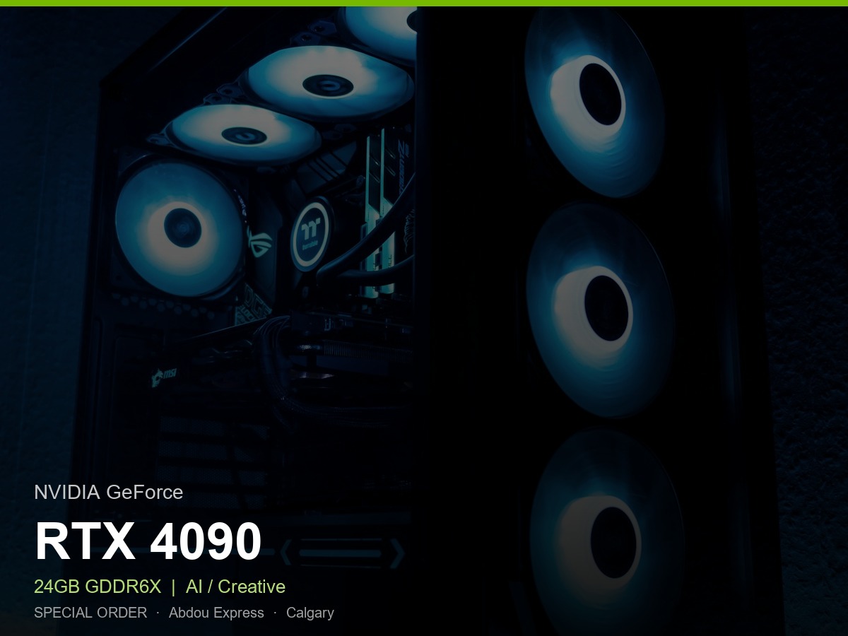 NVIDIA GeForce RTX 4090 24GB - AI / Creative GPU (Special Order)