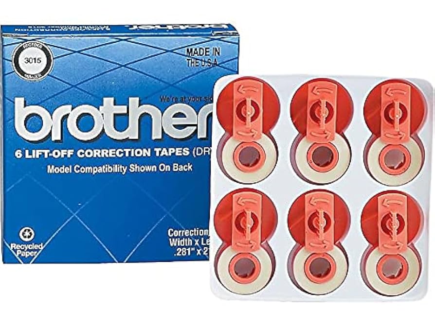 For IBM Selectric II - Lift Off Tape 1136433 Ribbon 6 Pack By Dataproducts