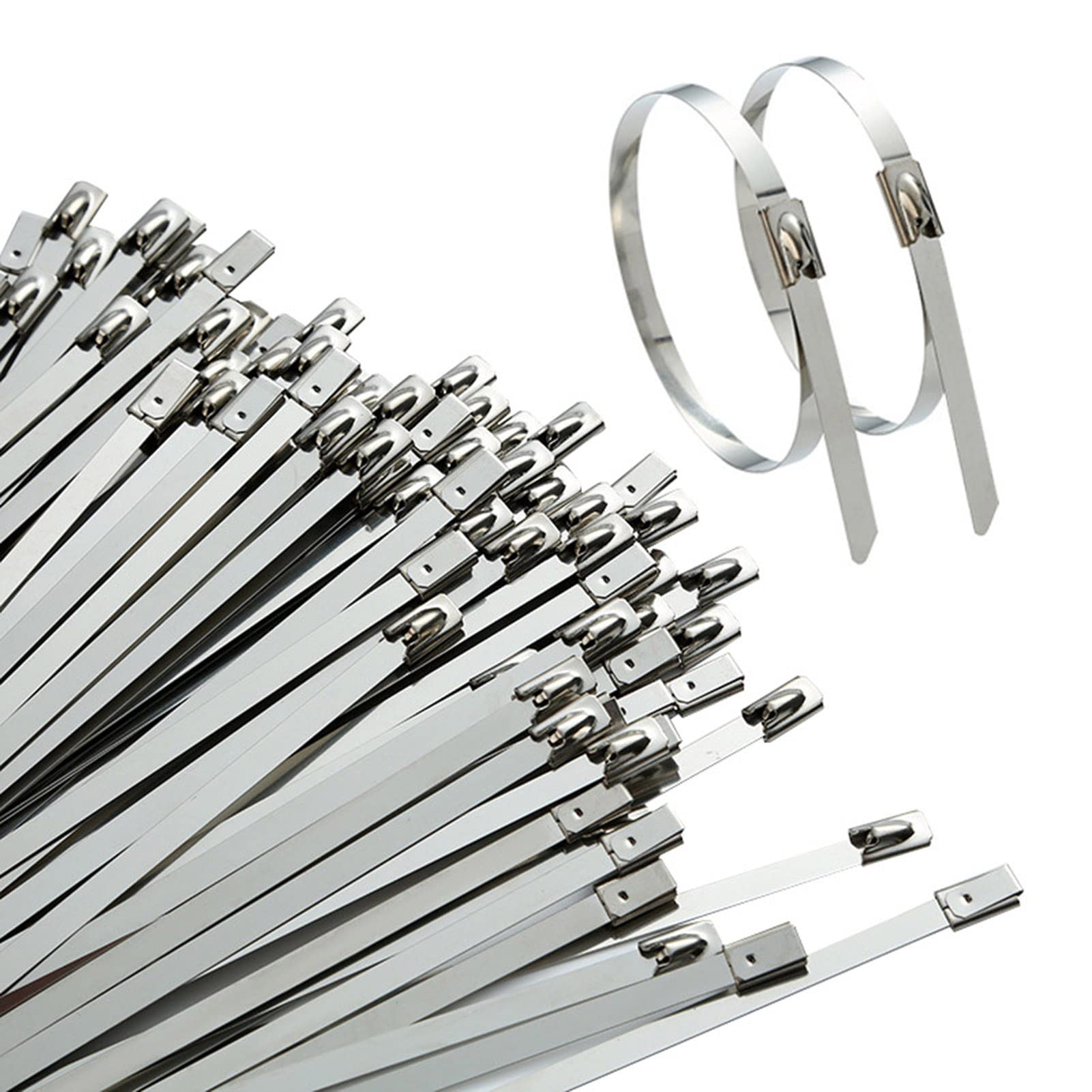 Hot Selling 100pcs 5.9 Inches Stainless Steel Zip Cable Ties Lock Tie Wrap