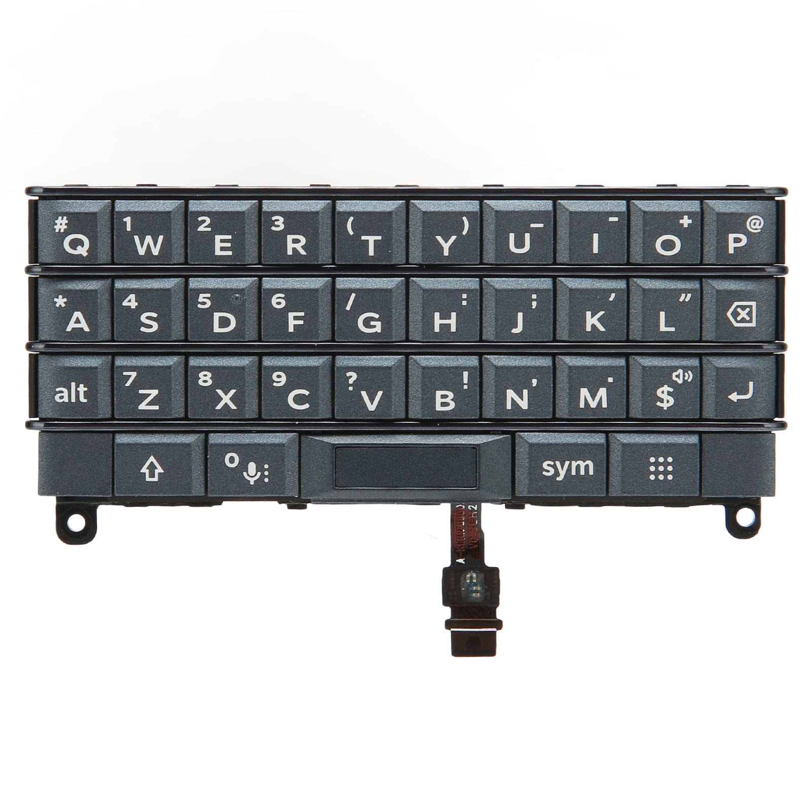 Keypad for BlackBerry Keytwo LE Key2 LE Keyboard Button With Home Button Flex Cable for BlackBerry Key2 LE Phone Replacement Top