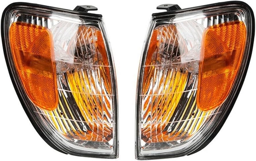 Car Front Left/Right Side Turn Signal Lights Indicator Corner Light Clear LENS For Lexus LX470 1998 1999 2007 Without Bulbs