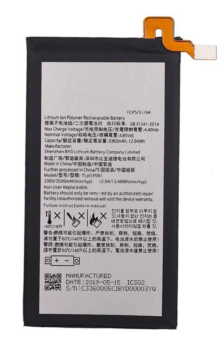 NEW Original 3360mAh TLp035B1 Mobile Phone Battery For BlackBerry Keytwo KEY2 Cellphone