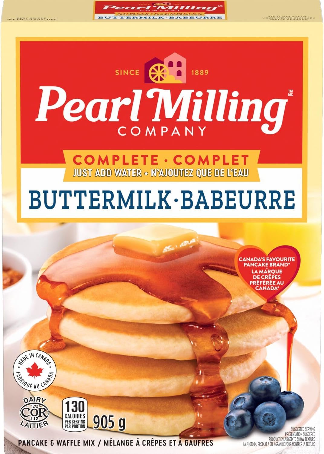 Pearl Milling Company Complete Buttermilk Pancake & Waffle Mix, 905 g
