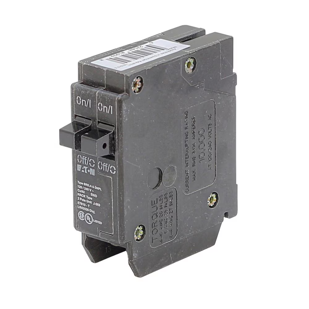 GE BR1515 CUTLER HAMMER Tandem Circuit Breaker Without Rejection Clip (BR1515