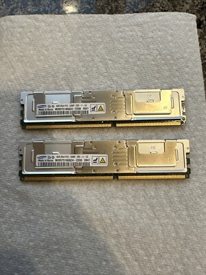 SAMSUNG 8GB (2x) 4GB 2Rx4 PC2-5300F ECC DDR2 Memory M395T5160QZ4-CE68